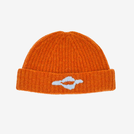 Roam Free - Orange Wool Beanie