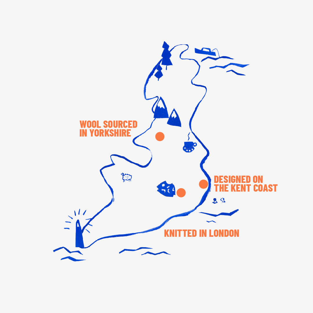 The Explorer Navy Wool Jumper