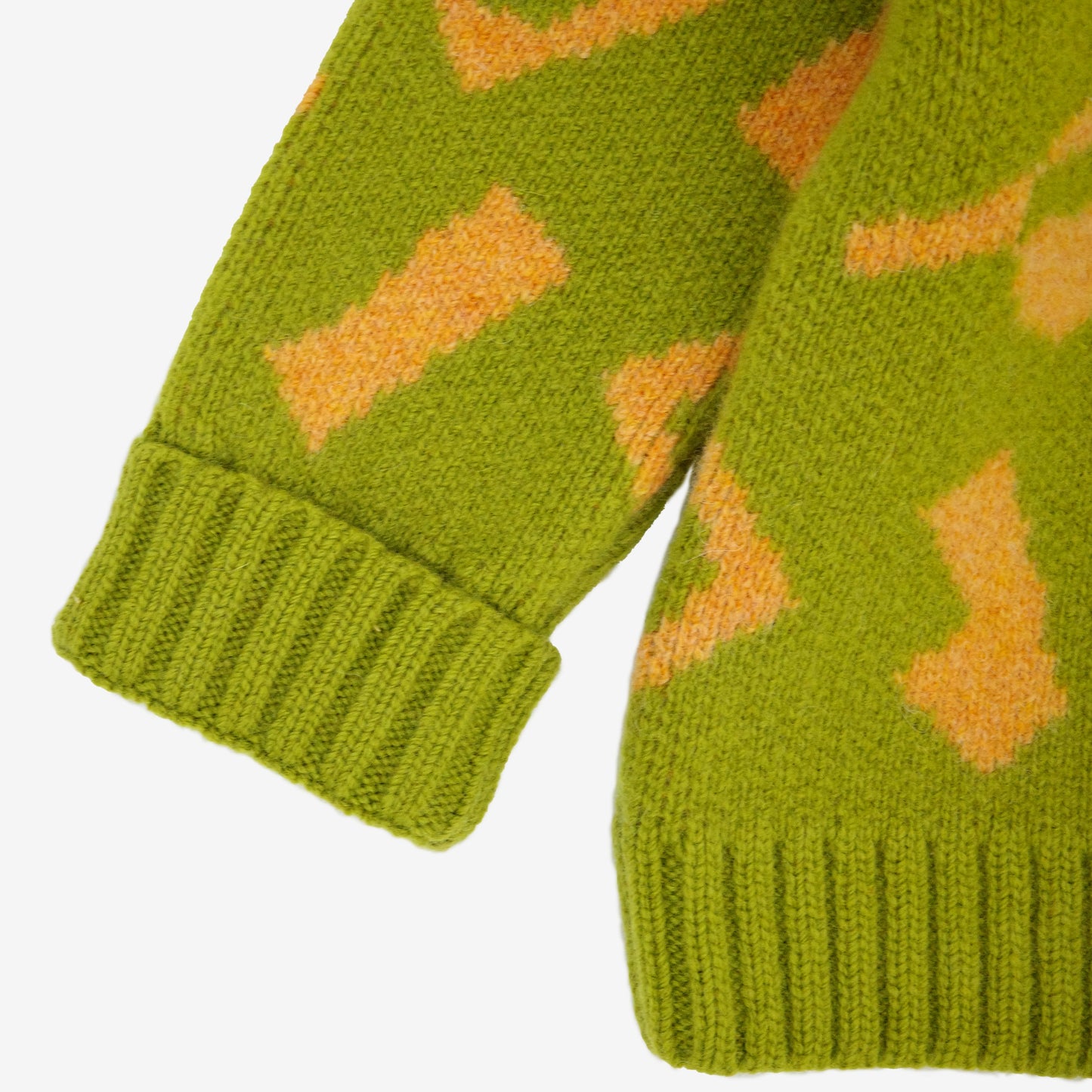 The Explorer - Citrus Green Wool Jumper