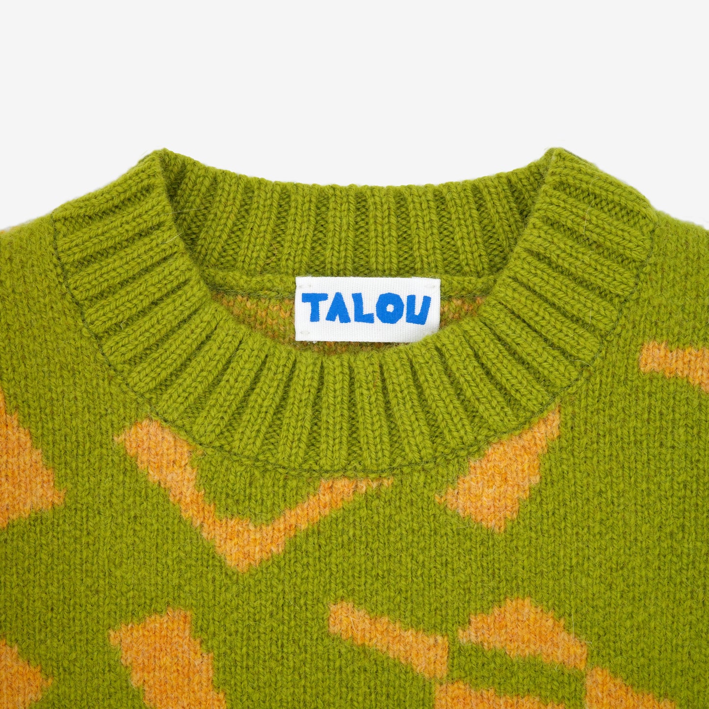 The Explorer - Citrus Green Wool Jumper