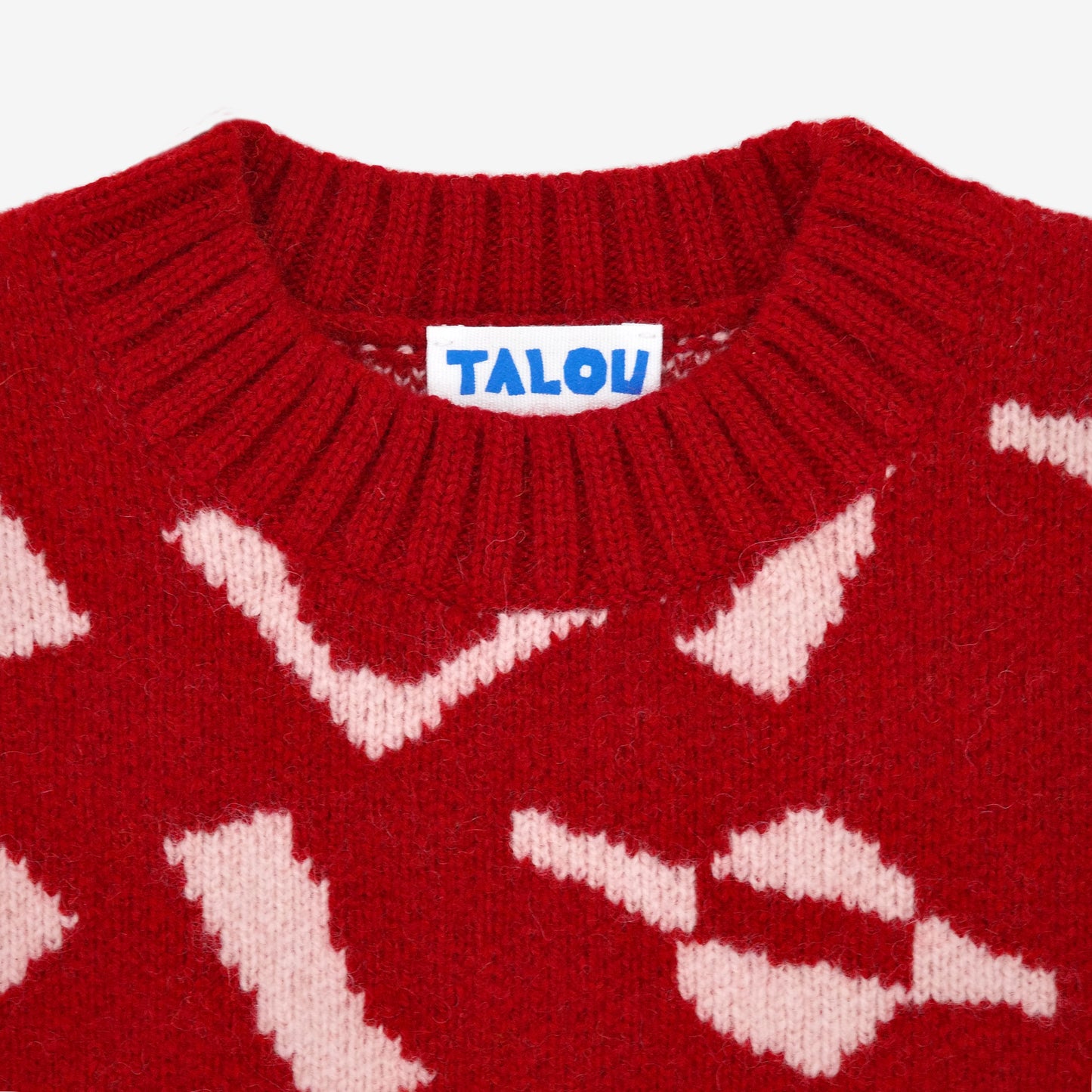 The Explorer - Red Wool Jumper