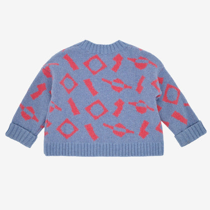 Preloved: The Explorer Blue Wool Jumper