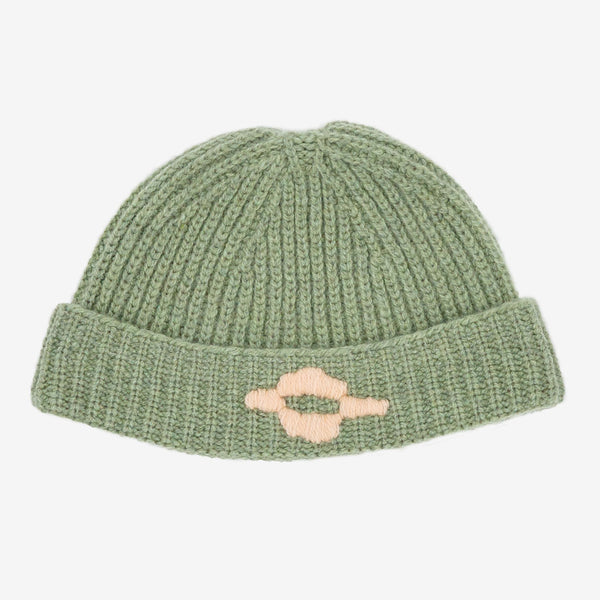 帽子 the virgins soft wool beanie Children's sage green beanie | Made from sustainable wool