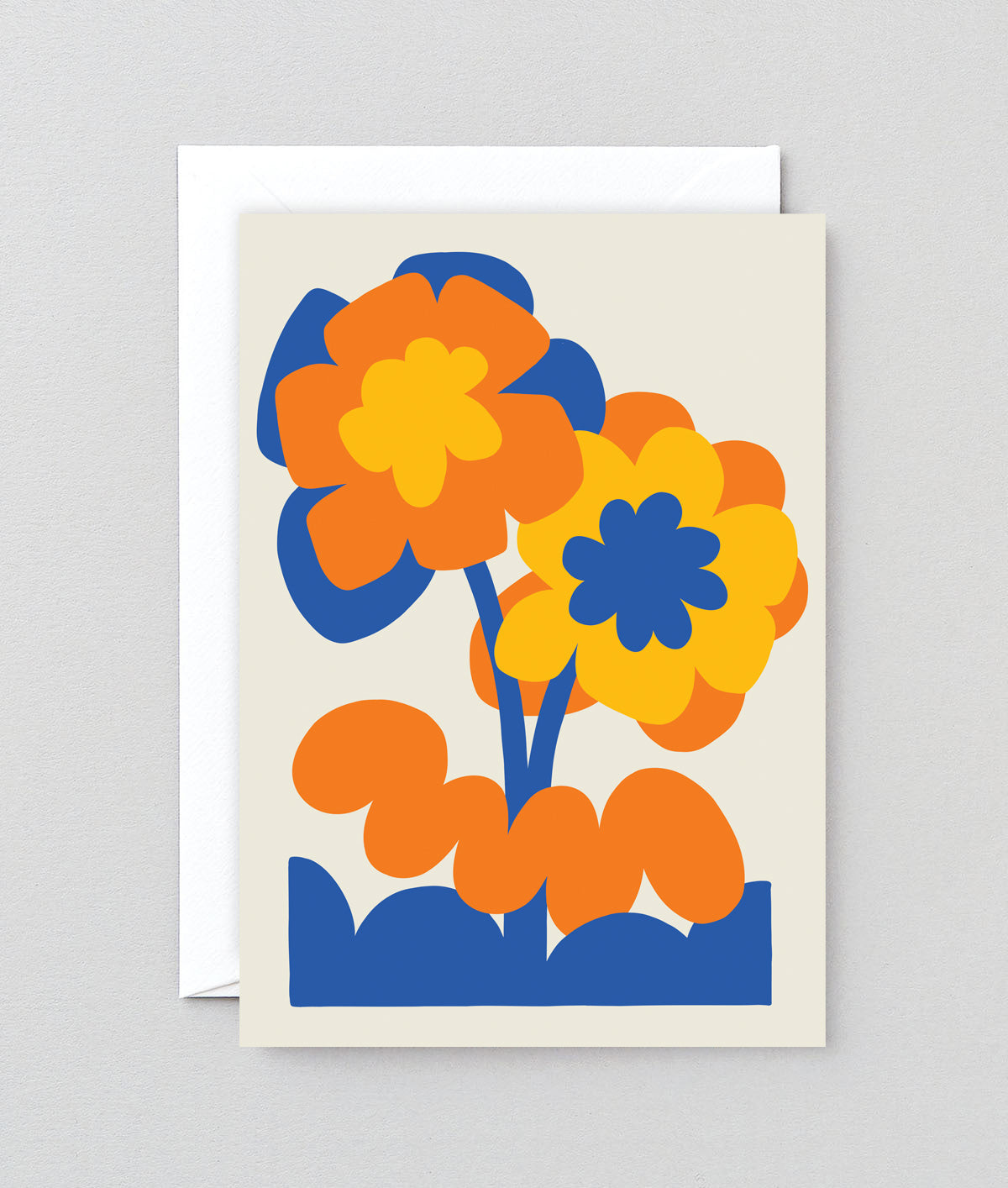 Big Flower Bunch Embossed Card