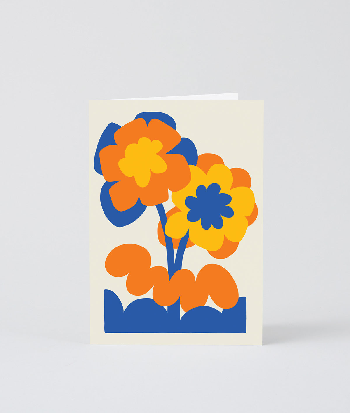Big Flower Bunch Embossed Card
