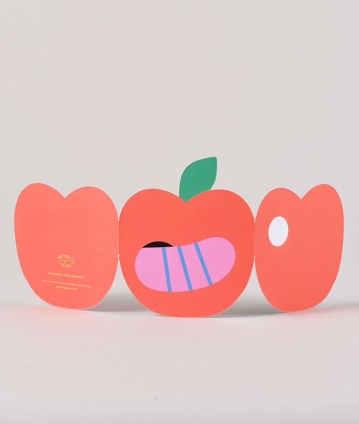 Apple Fold Out Birthday Card