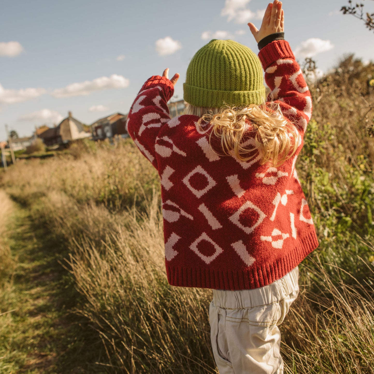 The Explorer - Red Wool Jumper