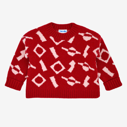 The Explorer - Red Wool Jumper