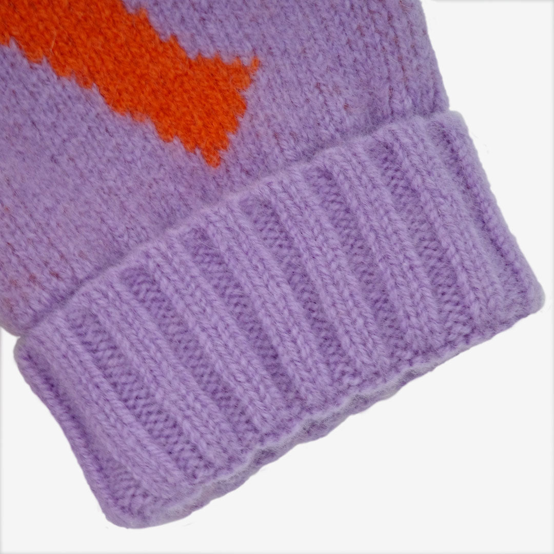 THE CUT AND STICK JUMPER - LILAC AND ORANGE - 2-4 YEARS
