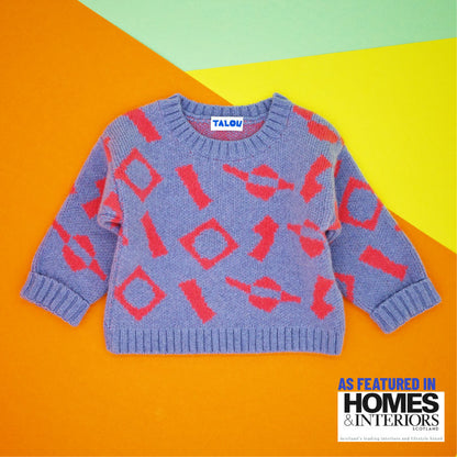 The Explorer - Blue Wool Jumper