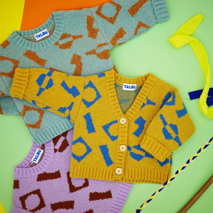 The Explorer - Yellow Wool Cardigan