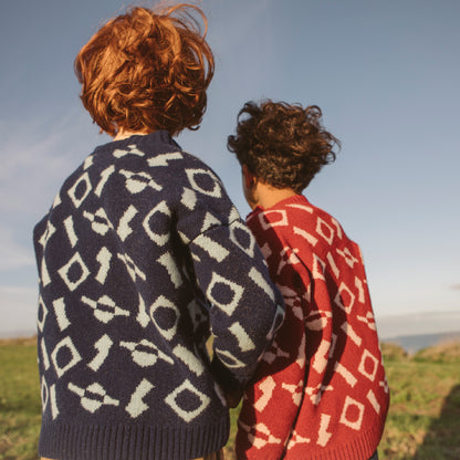 The Explorer Navy Wool Jumper