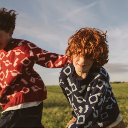 The Explorer Navy Wool Jumper