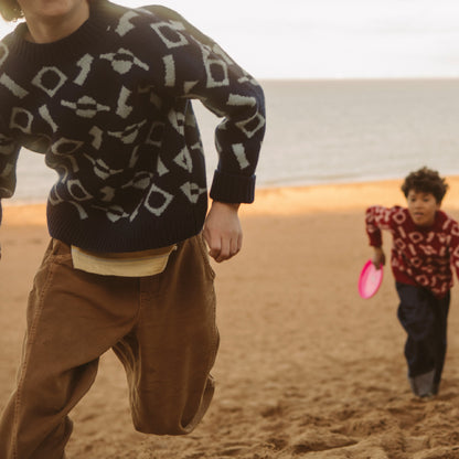 The Explorer Navy Wool Jumper