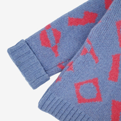Preloved: The Explorer Blue Wool Jumper