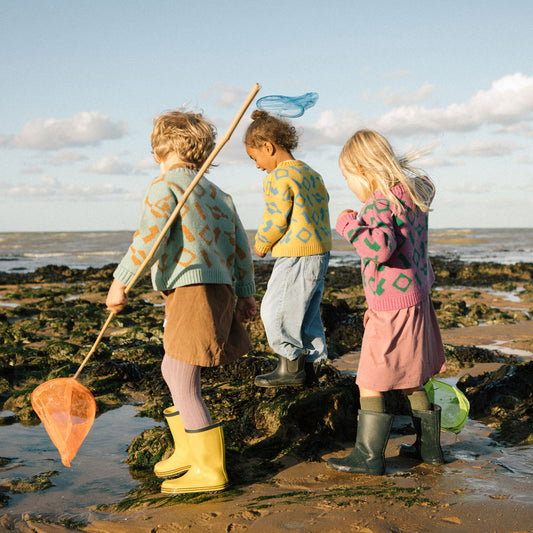 The Explorer - Yellow Wool Cardigan