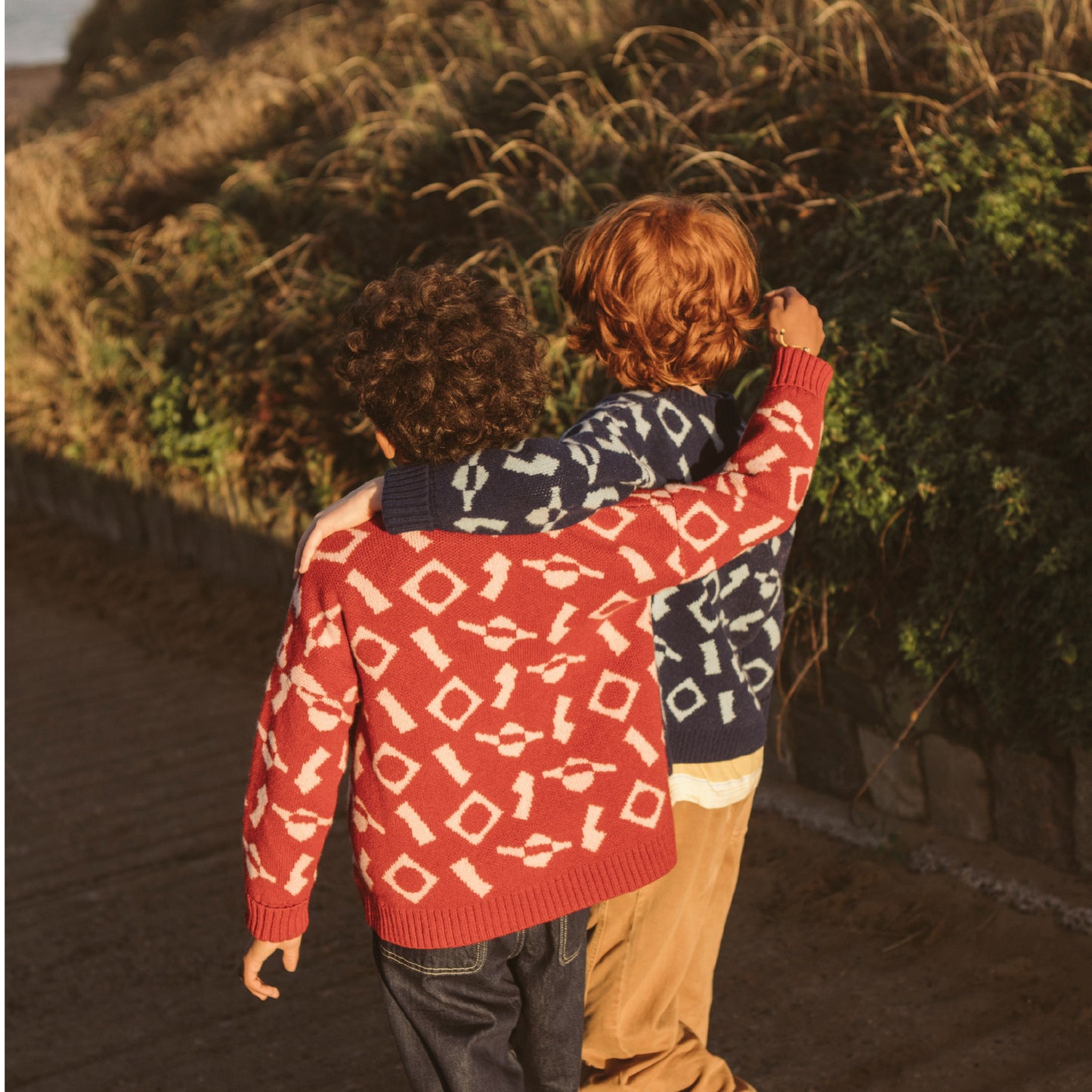 The Explorer - Red Wool Jumper