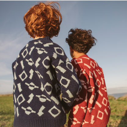 The Explorer - Red Wool Jumper