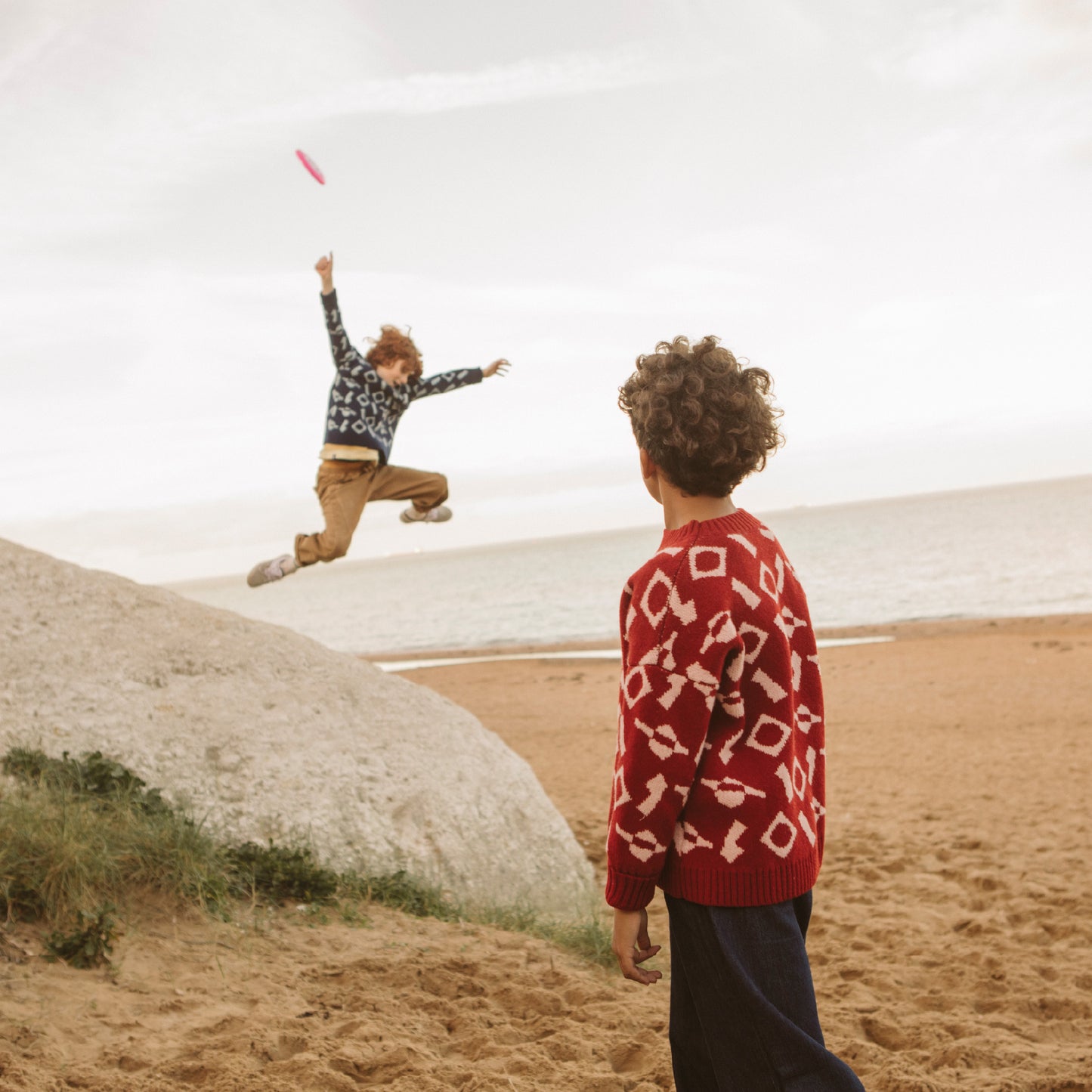 The Explorer - Red Wool Jumper