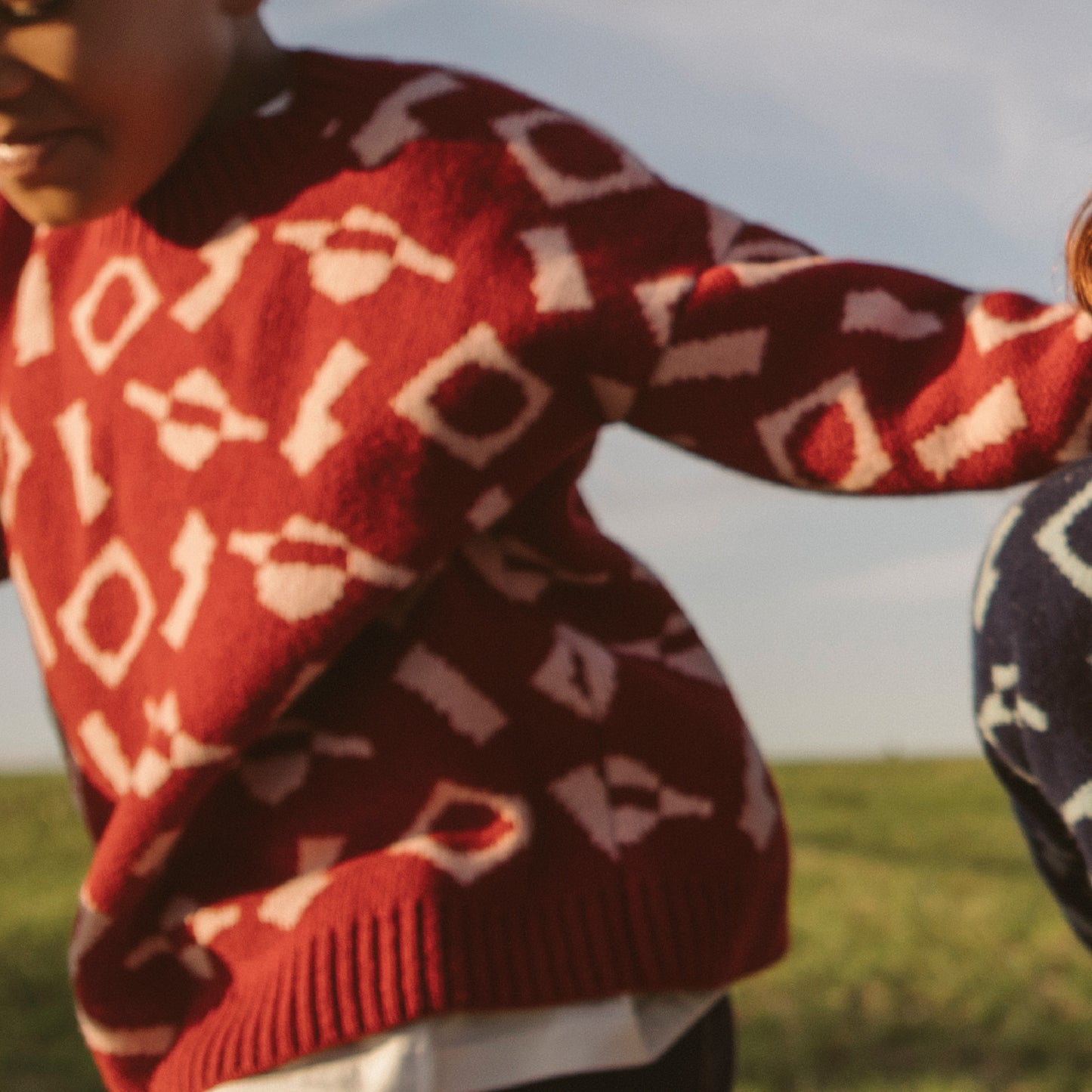 The Explorer - Red Wool Jumper