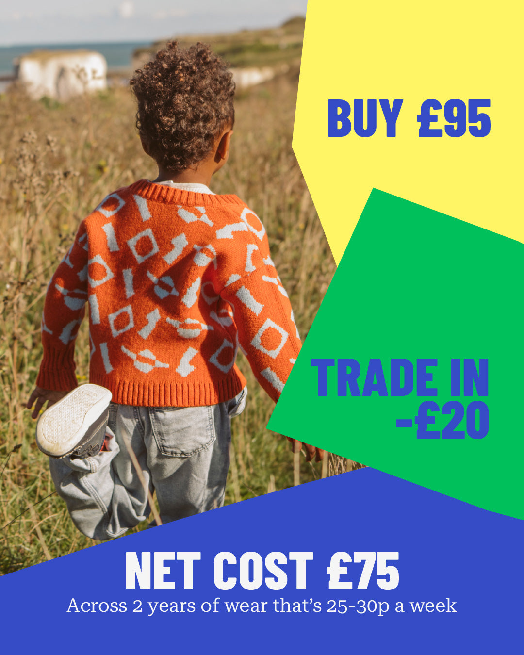 The Explorer - Orange Wool Cardigan